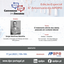 cartaz conversas inseguras - 6aniversario