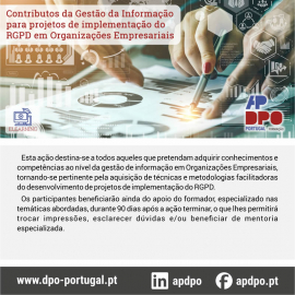 imagem contributos gestao informacao rgpd